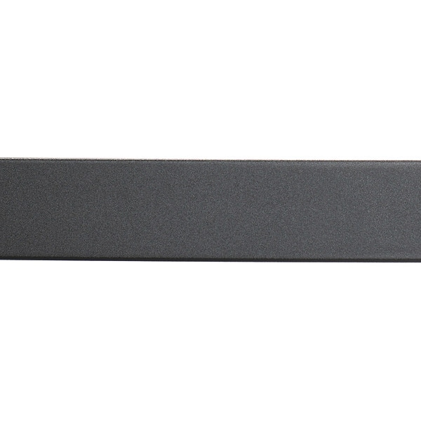Acrovyn Crash Rail, Black, PETG, 20 ft L - SCR40108N