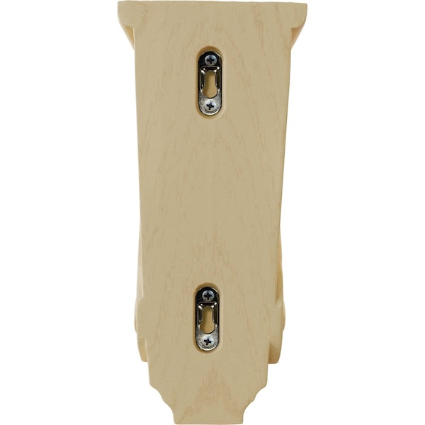 Ekena Millwork 4 1/2"W x 5"D x 10"H Medium Basket Weave Corbel, Maple - CORW04X05X10BWMA