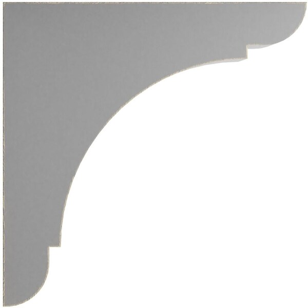 Ekena Millwork 1 3/4"W x 10"D x 10"H Large Olympic Wood Vintage Decor Bracket, Pebble Grey - BKTWD01X10X10OLPG