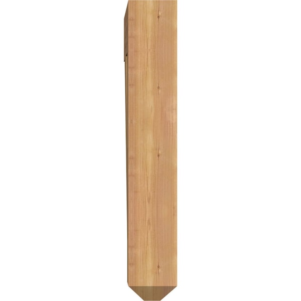 Ekena Millwork Imperial Craftsman Smooth Bracket, Western Red Cedar, 5 1/2"W x 26"D x 34"H - BKT06X26X34IMP04SWR