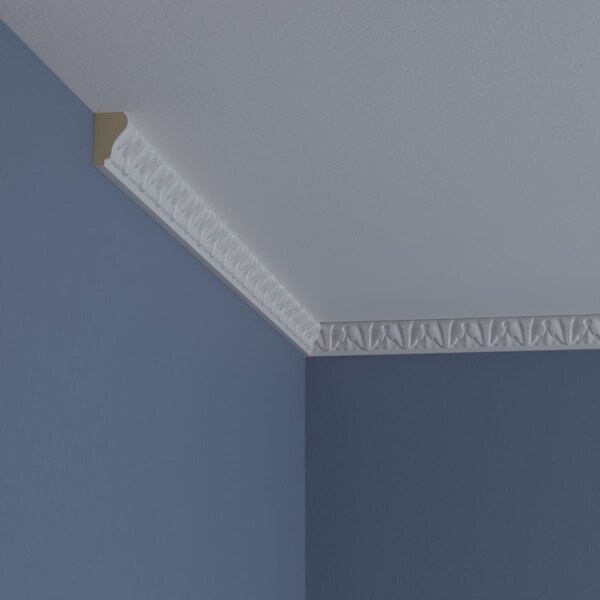 Ekena Millwork Panel Moulding, Urethane, 94-1/2 in L, 1-3/8 in H - MLD01X00AC