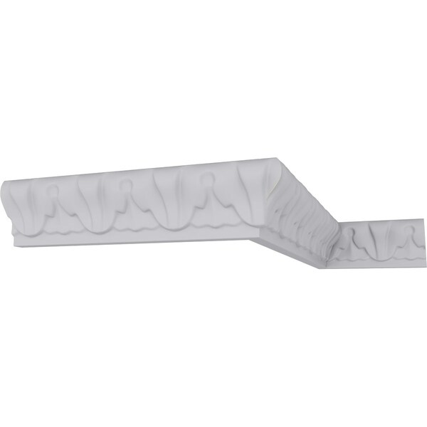 Ekena Millwork Panel Moulding, Urethane, 94-1/2 in L, 1-3/8 in H - MLD01X00AC