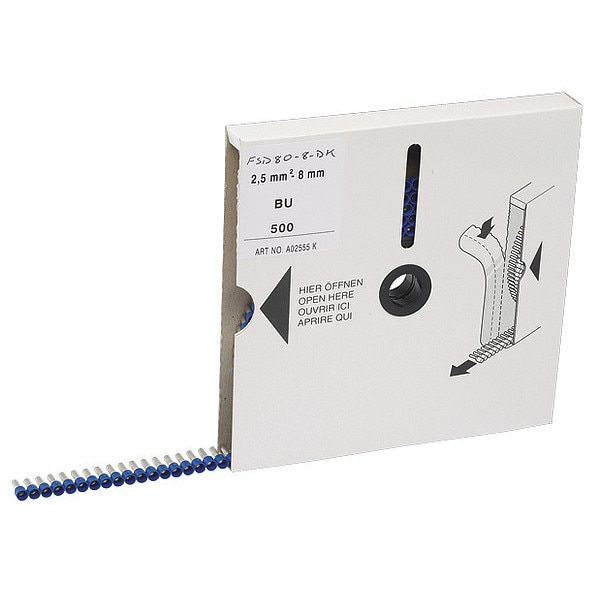 Panduit Ferrule, Insul, 14 Awg, 8mmpin, Bu, PK500 - FSD80-8-DK

Manga de Panduit, Aislante, 14 AWG, 8mm de pasador, Azul, paquete de 500 - FSD80-8-DK