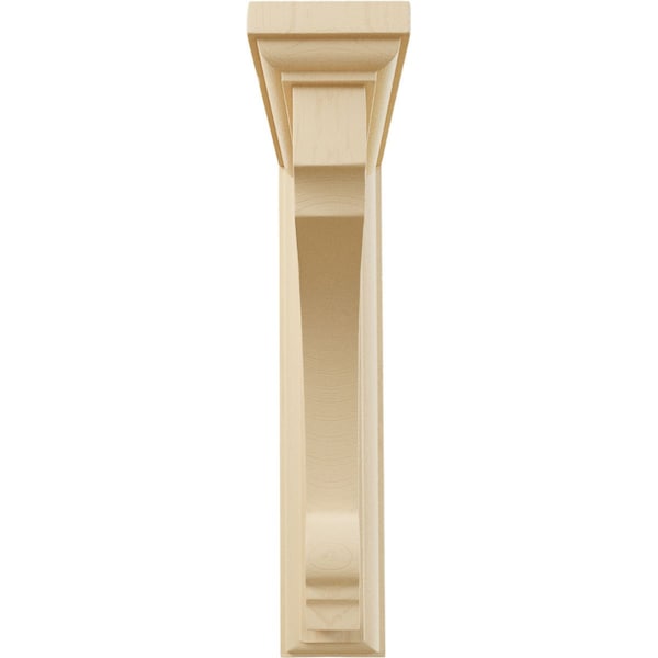 Ekena Millwork 2 1/2"W x 7"D x 10"H Large Thompson Wood Bracket, Maple - BKTW02X07X10TMMA