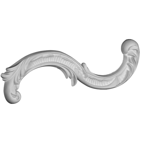 Ekena Millwork 12 1/4"W x 1 1/4"H x 3/4"P Gorleen Onlay, Right - ONL12X01X00GO-R