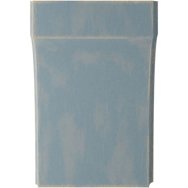 Ekena Millwork 5 1/4"W x 4"D x 8"H Clarksville Wood Vintage Decor Bracket, Driftwood Blue - BKTWD05X04X08CVBU