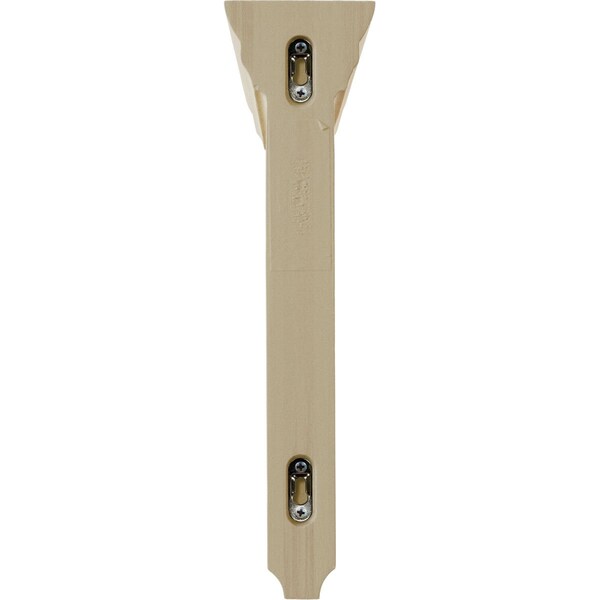 Ekena Millwork 3 1/2"W x 7 1/2"D x 14"H Extra Large Rojas Wood Corbel, Rubberwood - CORW03X07X14RJRW