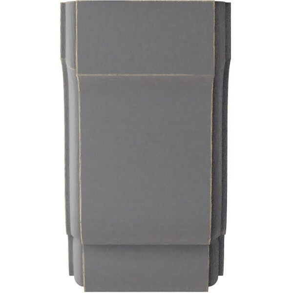 Ekena Millwork 2 1/2"W x 2 3/4"D x 4 1/2"H Capistrano Mission Wood Vintage Decor Corbel, Pebble Grey - CORWD02X02X04CPPG