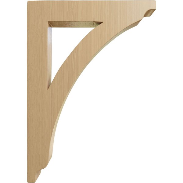 Ekena Millwork 1 3/4"W x 8 1/2"D x 12"H Large Thorton Wood Bracket, Cherry - BKTW01X08X12THCH