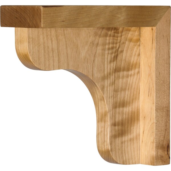 Hardware Resources 2-1/2" Wx6"Dx8"H Alder Bar Corbel - COR8-6-ALD