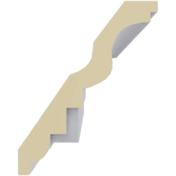 Ekena Millwork 4 3/8"H x 3 1/2"P x 5 5/8"F x 94 1/2"L Dentil Crown Moulding - MLD04X03X06DE
