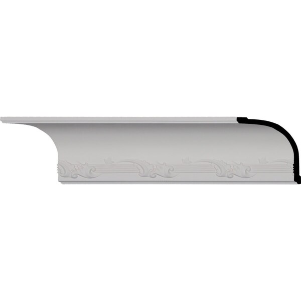 Ekena Millwork SAMPLE - 4 7/8"H x 4 1/2"P x 6 5/8"F x 12"L, (6 1/4" Repeat), Winston Cove Crown Moulding - SAMPLE-MLD05X04X07WN