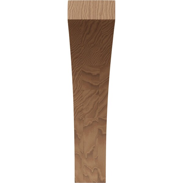 Ekena Millwork 3"W x 8 1/2"D x 14"H Jumbo Lawson Wood Corbel, Mahogany - CORW03X08X14LWGM