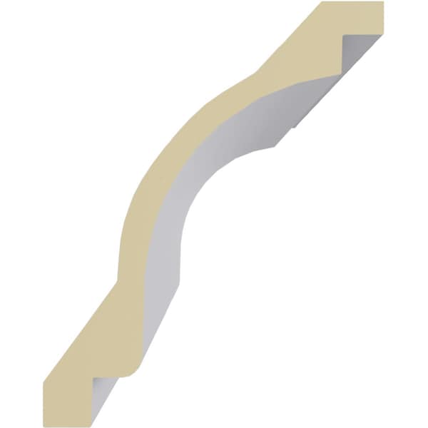 Ekena Millwork 11 7/8"H x 9 1/2"P x 15 1/4"F x 94 1/2"L Classic Crown Moulding - MLD12X10X15CL