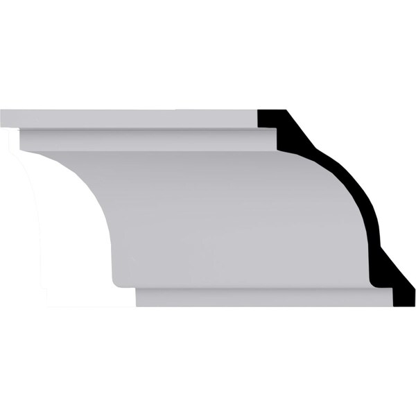 Ekena Millwork 11 7/8"H x 9 1/2"P x 15 1/4"F x 94 1/2"L Classic Crown Moulding - MLD12X10X15CL