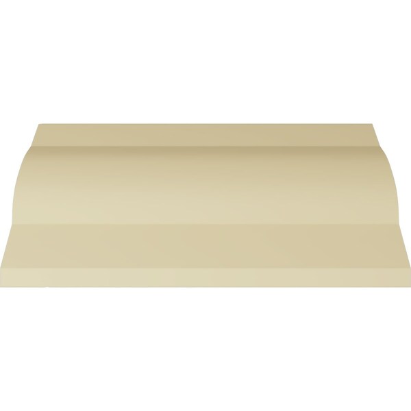 Ekena Millwork 11 7/8"H x 9 1/2"P x 15 1/4"F x 94 1/2"L Classic Crown Moulding - MLD12X10X15CL