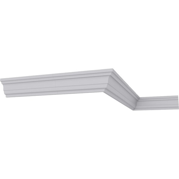 Ekena Millwork Crown Moulding, Polyurethane, 96-1/8 in L, 7/8 in H - MLD01X01X01ED