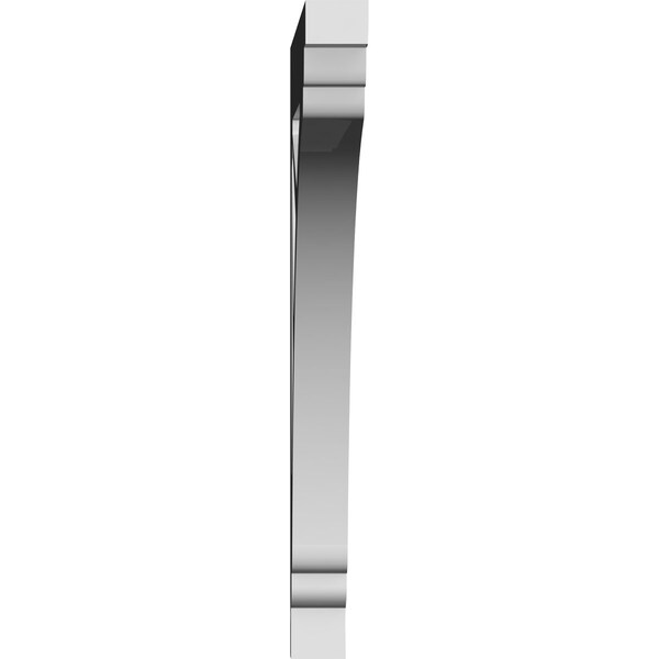 Ekena Millwork Stanford Architectural Grade PVC Bracket, 5/8"W X 4 1/2"D X 7"H - BKTP01X04X07ST