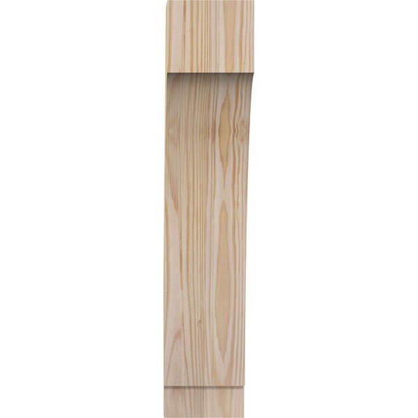 Ekena Millwork 4"W x 8"D x 20"H Imperial Rough Sawn Knee Brace, Douglas Fir - BRC04X08X20IMP00RDF