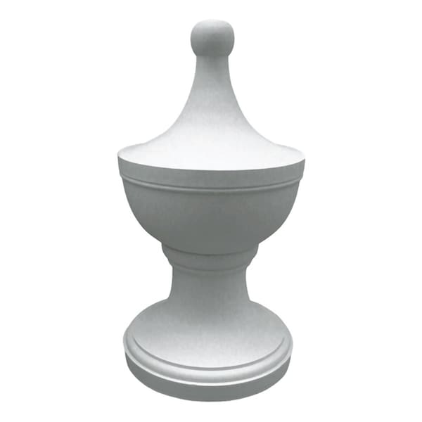 Ekena Millwork 6 3/4"OD x 13"H x 6 15/16" BD Urn Finial - FIN06X13UR