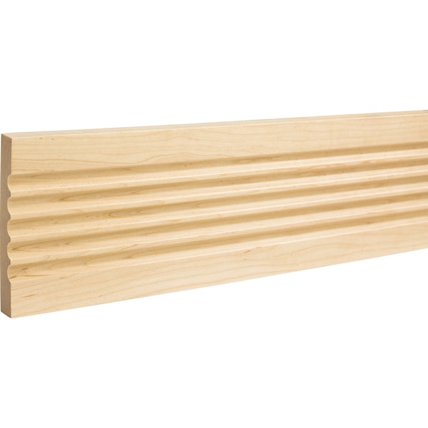 Hardware Resources Poplar, 96" L, 4" H, Unfinished - FLT4POP