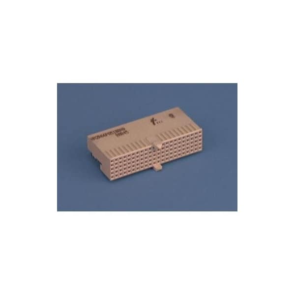 Conector de placa FCI, 132 contactos, 6 filas, hembra, ángulo recto, paso de 0.079 pulgadas, presión de montaje - HM2R66PA5108N9LF