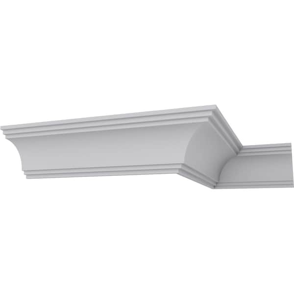 Ekena Millwork 5 7/8"H x 5 7/8"P x 8 3/8"F x 94 1/2"L Kent Crown Moulding - MLD06X06X08KE