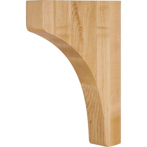 Hardware Resources 1-3/4" Wx8"Dx11"H White Birch Minimalist Corbel - CORZ-5-WB