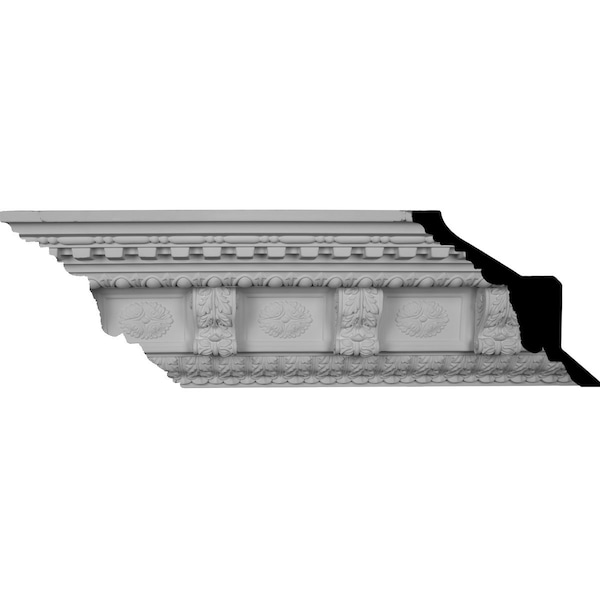 Ekena Millwork SAMPLE - 9 7/8"H x 9 3/4"P x 14"F x 12"L Granada Crown Moulding - SAMPLE-MLD09X09X14GR