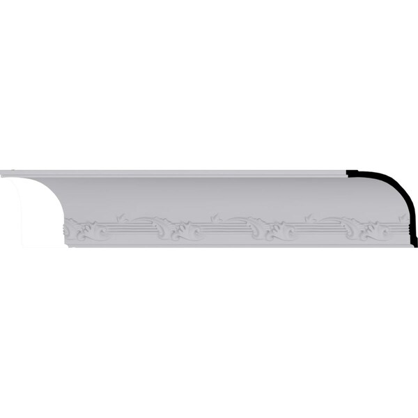 Ekena Millwork 4 7/8"H x 4 1/2"P x 6 5/8"F x 94 1/2"L, (6 1/4" Repeat), Winston Cove Crown Moulding - MLD05X04X07WN