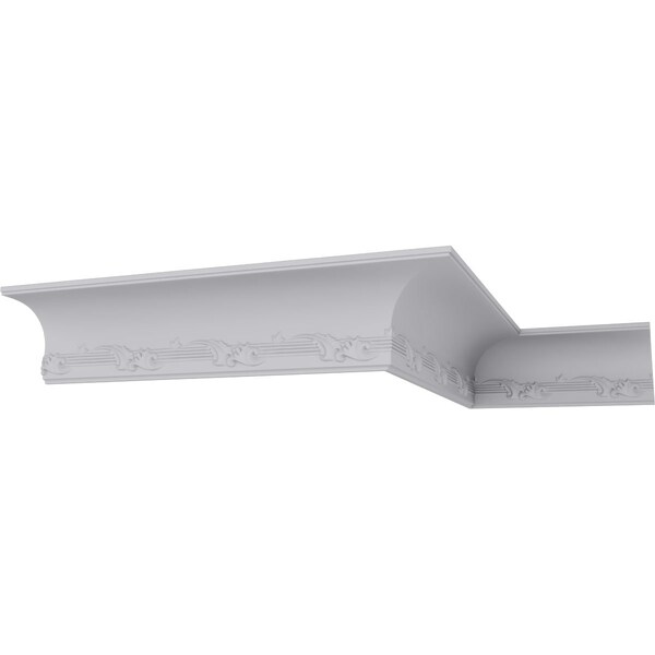 Ekena Millwork 4 7/8"H x 4 1/2"P x 6 5/8"F x 94 1/2"L, (6 1/4" Repeat), Winston Cove Crown Moulding - MLD05X04X07WN