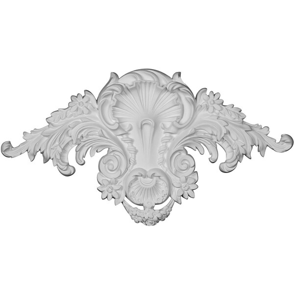 Ekena Millwork 19 5/8"W x 10 5/8"H x 1 3/8"P Peralta Center Onlay - ONL19X10X01PE