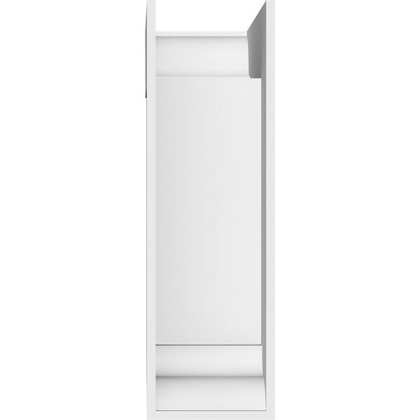 Ekena Millwork Standard Thorton Architectural Grade PVC Bracket with Traditional Ends, 5"W x 14"D x 18"H - BKTP05X14X18THR01