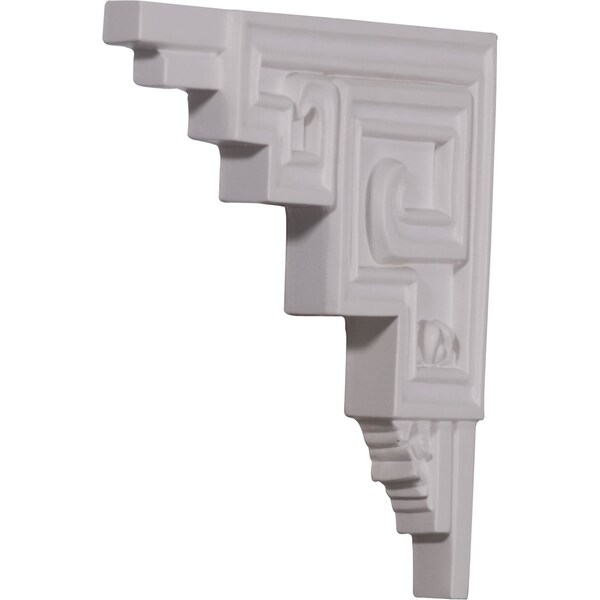 Ekena Millwork 9"W x 6 1/2"H x 1/2"D Austin Stair Bracket, Left - SB09X06ER-L