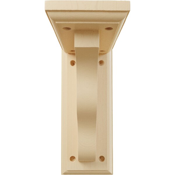 Ekena Millwork 3 1/2"W x 7"D x 9"H Hamilton Traditional Bracket, Maple - BKT03X07X09HAMA