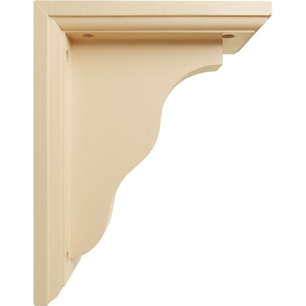 Ekena Millwork 3 1/2"W x 7"D x 9"H Hamilton Traditional Bracket, Maple - BKT03X07X09HAMA
