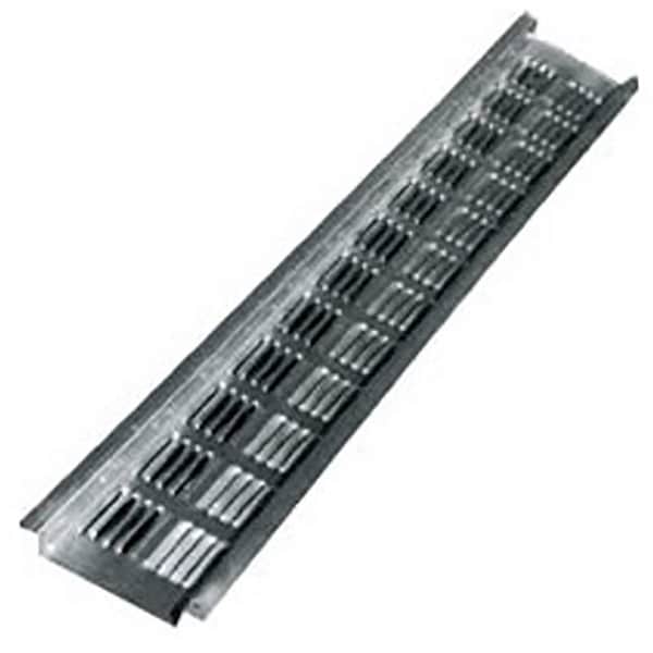 Amerimax Home Products Soffit Vent, 8 ft L, 9 in/linear ft Net Free Ventilating Area, Aluminum, Brown - VENT8BR-U