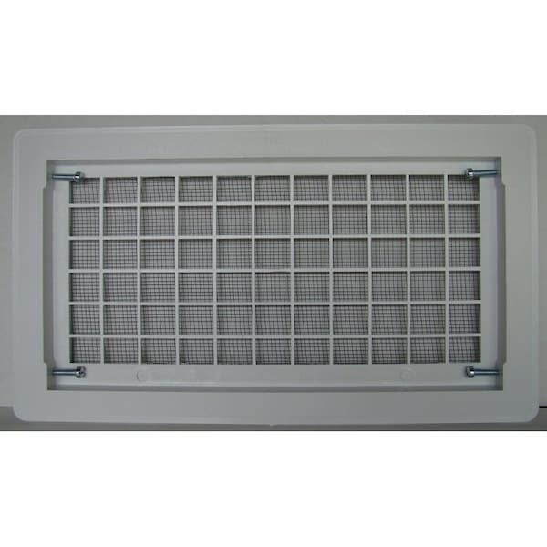 Bestvents Foundation Vent, 1514 in W, Polypropylene, White - 510WH