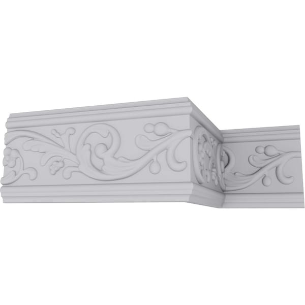 Ekena Millwork 5"H x  5/8"P x 94 1/2"L Aberdeen Chair Rail - MLD05X00AB