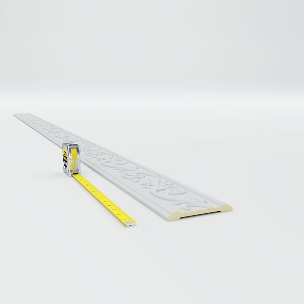Ekena Millwork 5"H x  5/8"P x 94 1/2"L Aberdeen Chair Rail - MLD05X00AB