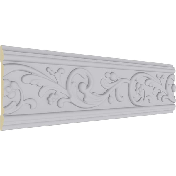Ekena Millwork 5"H x  5/8"P x 94 1/2"L Aberdeen Chair Rail - MLD05X00AB