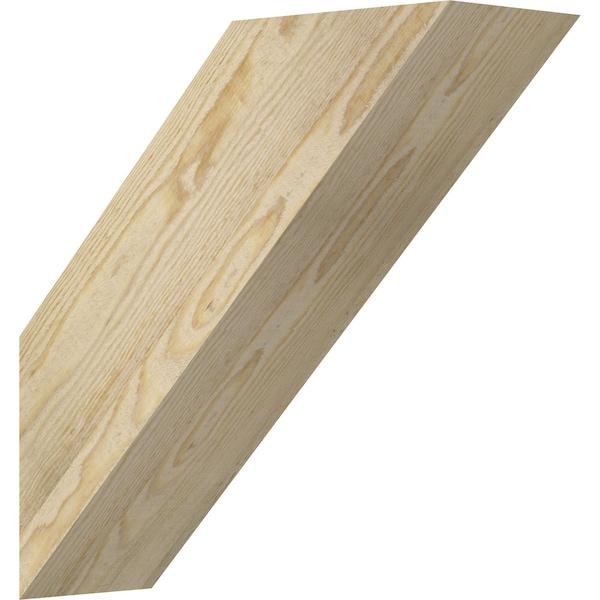 Ekena Millwork 6"W x 18"D x 18"H Traditional Rough Sawn Knee Brace, Douglas Fir - BRC06X18X18TRA00RDF