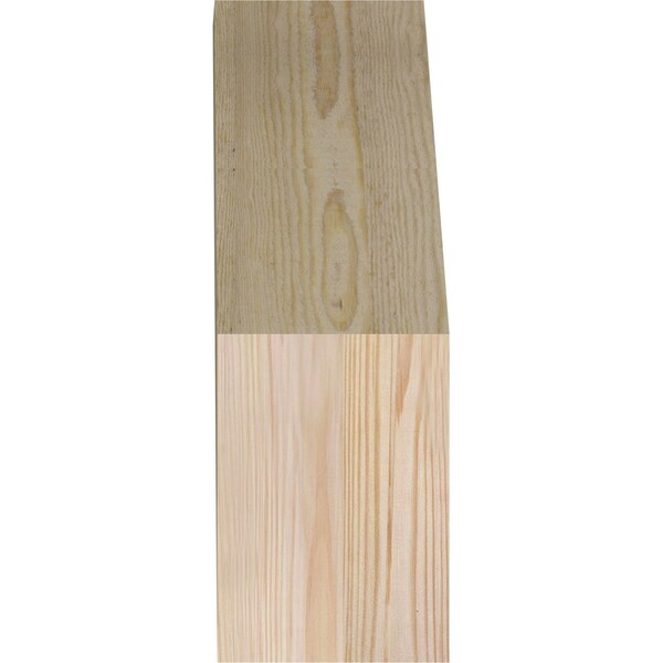 Ekena Millwork 6"W x 18"D x 18"H Traditional Rough Sawn Knee Brace, Douglas Fir - BRC06X18X18TRA00RDF