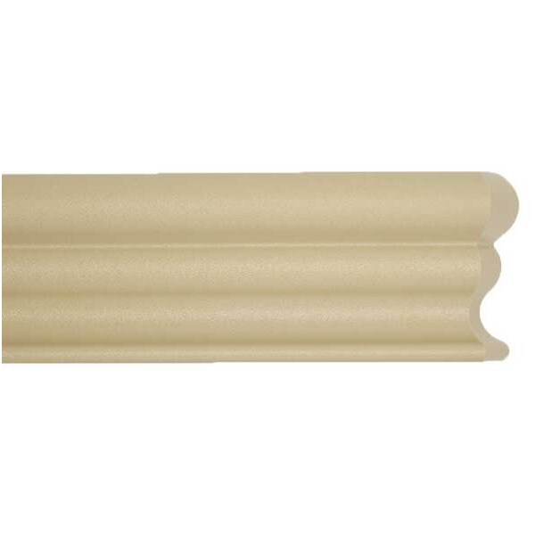 Acrovyn Accent Rail, Beige, PETG, 9 1/2 ft L - FR252103N