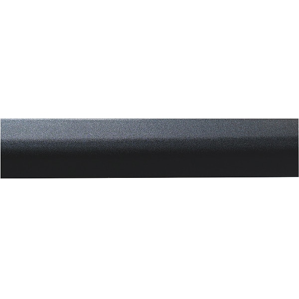 Acrovyn Crash Rail, Black, PETG, 20 ft L - BG10108N