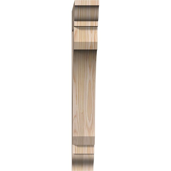 Ekena Millwork Legacy Traditional Smooth Bracket, Douglas Fir, 3 1/2"W x 18"D x 26"H - BKT04X18X26LEC01SDF