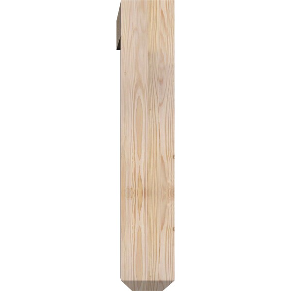 Ekena Millwork Balboa Craftsman Smooth Bracket w/ Offset Brace, Douglas Fir, 5 1/2"W x 30"D x 30"H - BKT0604X30X30BOA04SDF