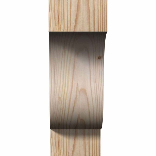 Ekena Millwork Newport Smooth Corbel, Douglas Fir, 3 1/2"W x 10"D x 10"H - COR04X10X10NEW00SDF