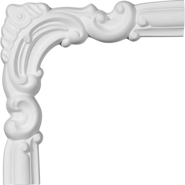 Ekena Millwork Panel Moulding Corner, High Density Urethane, 8-1/4 in H, 8-1/4 in W - PML08X08AS