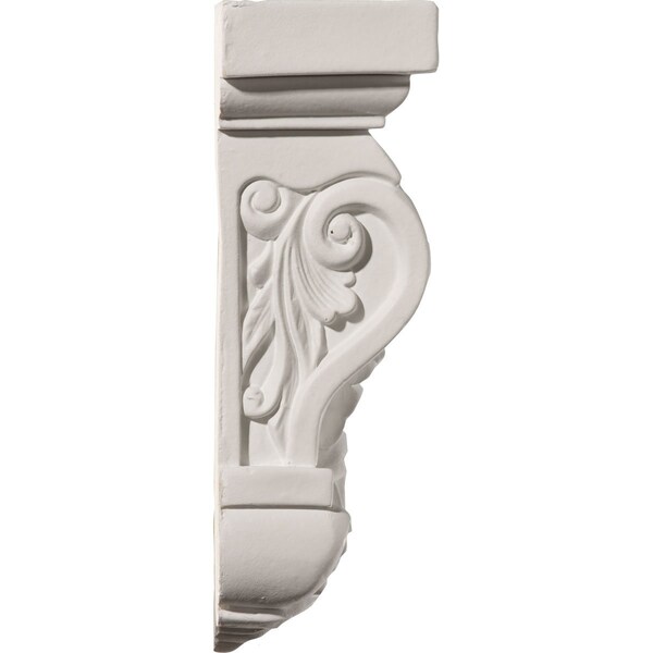 Ekena Millwork 5 1/2"W x 2 3/4"D x 8 1/4"H Emery Leaf Corbel - COR05X02X08EM